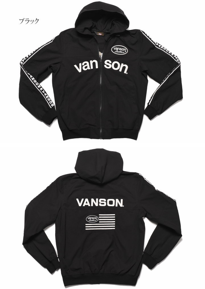 VANSON（バンソン） 【セール】バンソン ロゴ刺繍＆オーバルワッペン