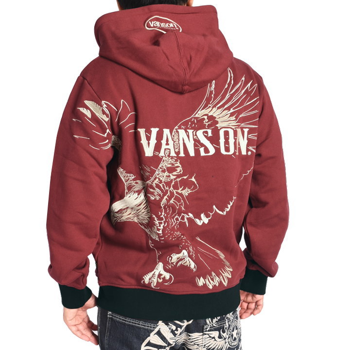 VANSON（バンソン） 【2025秋冬新作】バンソン パーカー イーグル 総