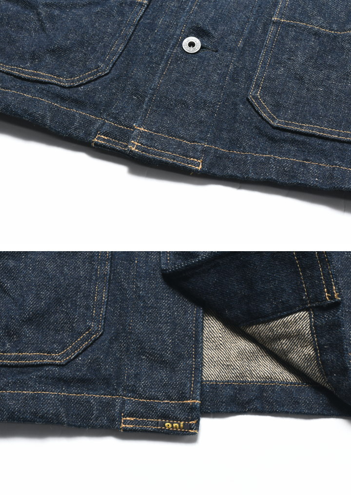 鬼デニム ONI DENIM ジャケット 20oz. 鬼秘シークレットデニム