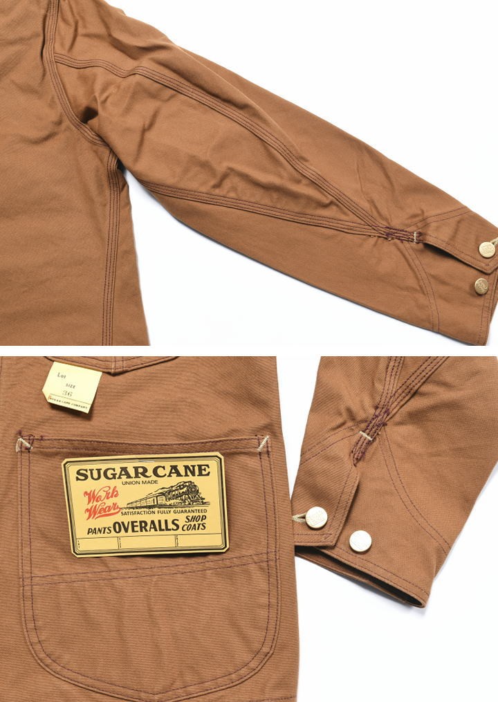 Sugar Cane ブラウンオーバーオール
HEADLIGHTオーバーオール OVERALLS - SUGAR CANE - シュガーケーン