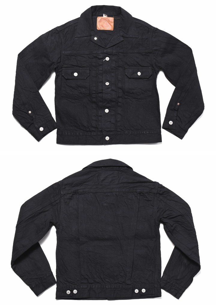 SUGAR CANE シュガーケーン Gジャン 13oz. BLACK DENIM JACKET 1953