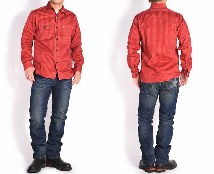 SUGAR CANE 【再入荷】シュガーケーン ウォバッシュ シャツ FICTION
