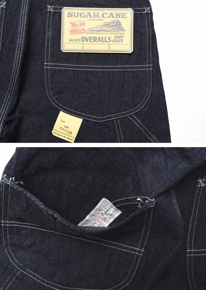 シュガーケーン　ショートパンツ　デニム　セルビッチ　2013　W32 楽天市場】SUGAR CANE シュガーケーン ワーク ショートパンツ