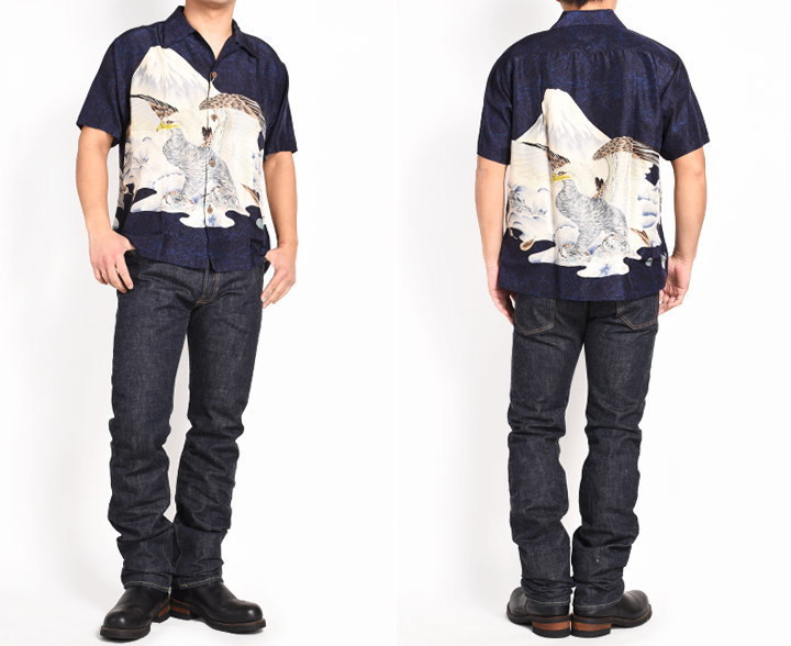 SUN SURF 一富士二鷹三茄子 EAGLE & Mt. FUJI アロハ サンサーフ SUN SURF スペシャルエディション “一富士二鷹三茄子 EAGLE