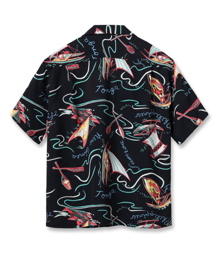SUN SURF サンサーフ アロハシャツ “SOUTH SEA OUTRIGGER” S/S RAYON