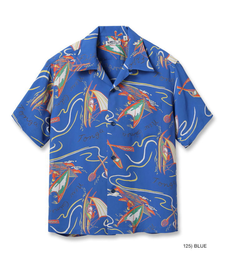 SUN SURF サンサーフ アロハシャツ “SOUTH SEA OUTRIGGER” S/S RAYON