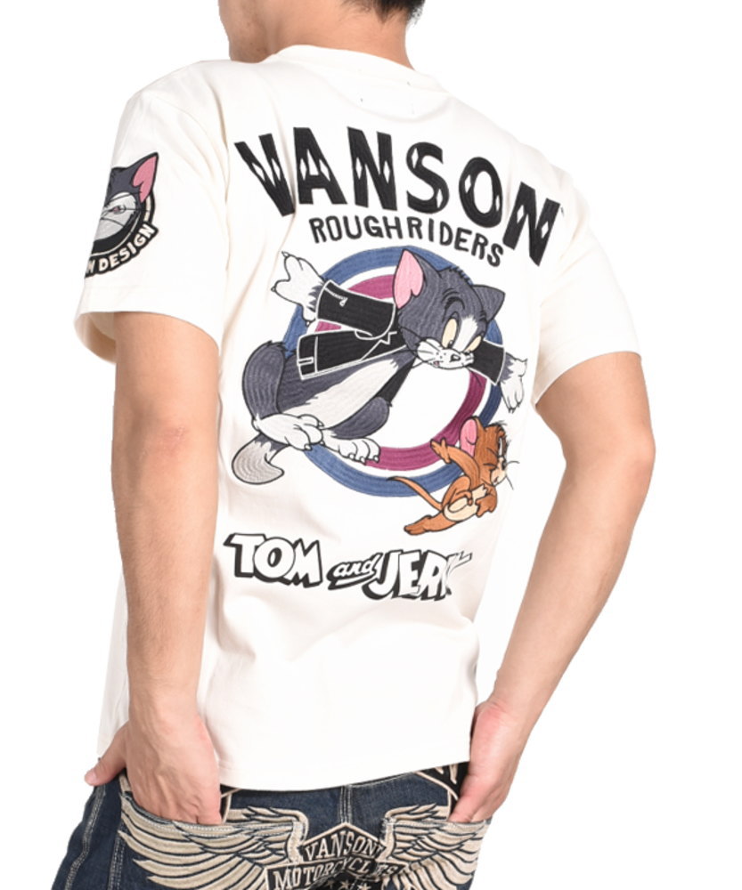 バンソン VANSON × TOM AND JERRY トムとジェリー コラボ Tシャツ トム＆ジェ...