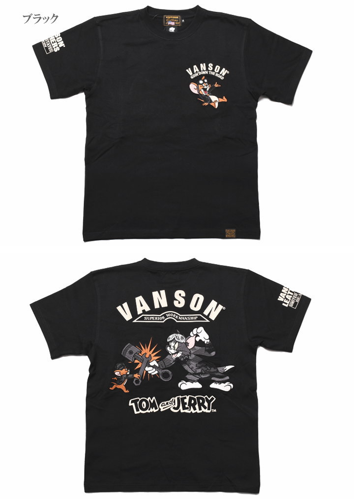 VANSON バンソン × TOM AND JERRY トムとジェリー コラボ T