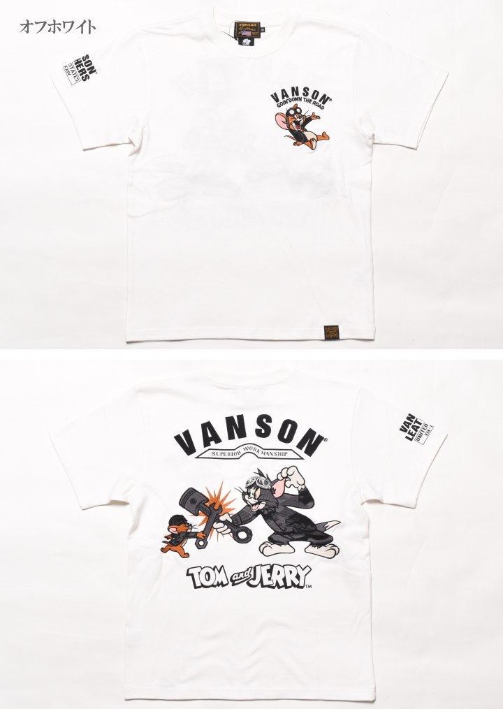 VANSON バンソン × TOM AND JERRY トムとジェリー コラボ T