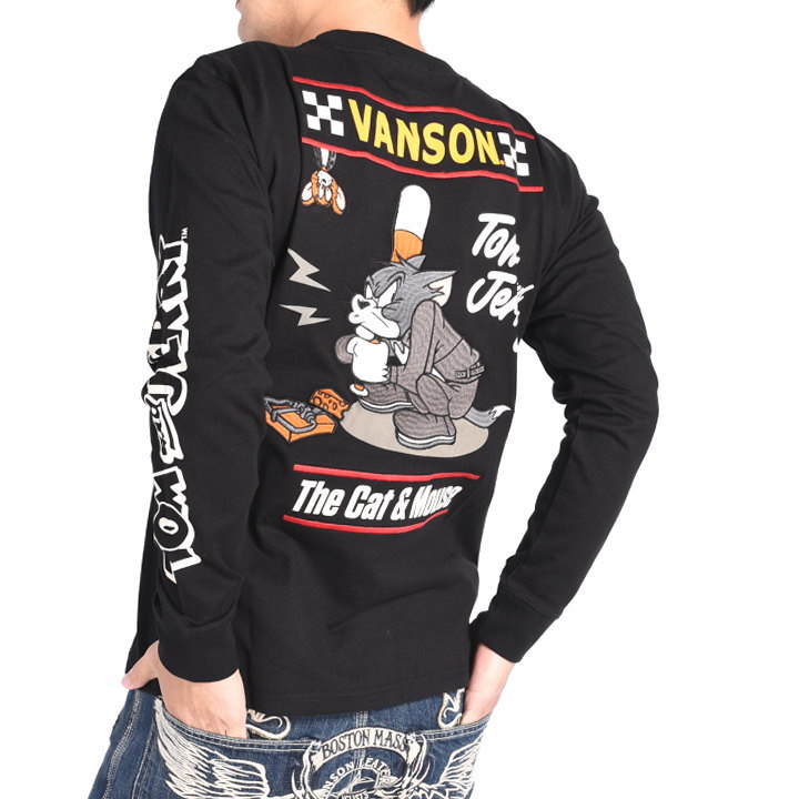 VANSON バンソン × TOM AND JERRY トムとジェリー コラボ ロンT
