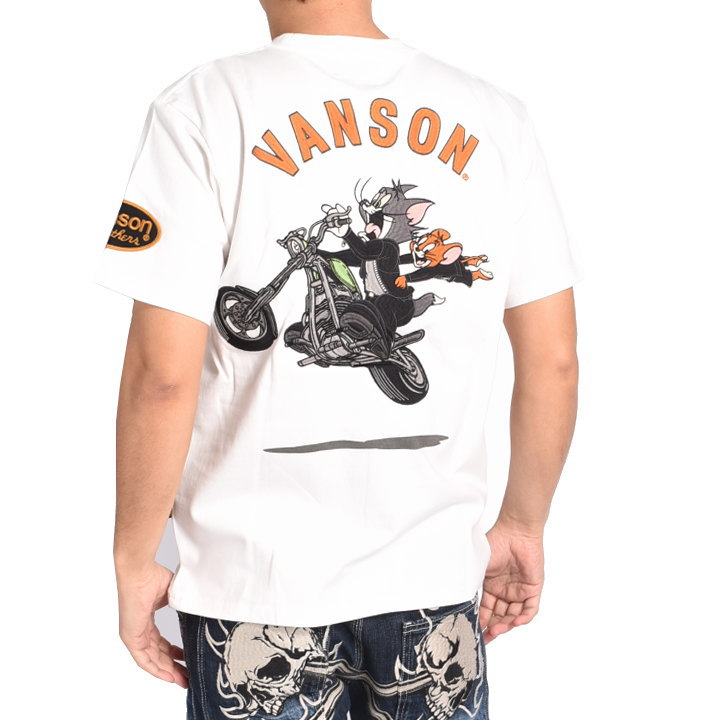 VANSON（バンソン） × TOM AND JERRY トムとジェリー コラボ Tシャツ