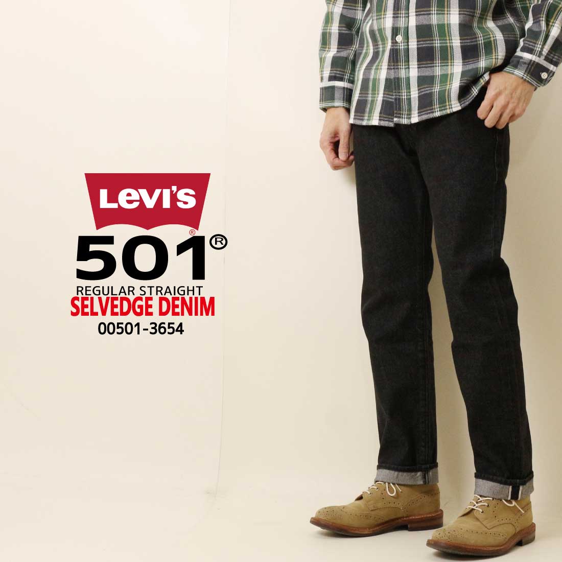 Levi's（リーバイス） 501 ジーンズ ボタンフライ レギュラー