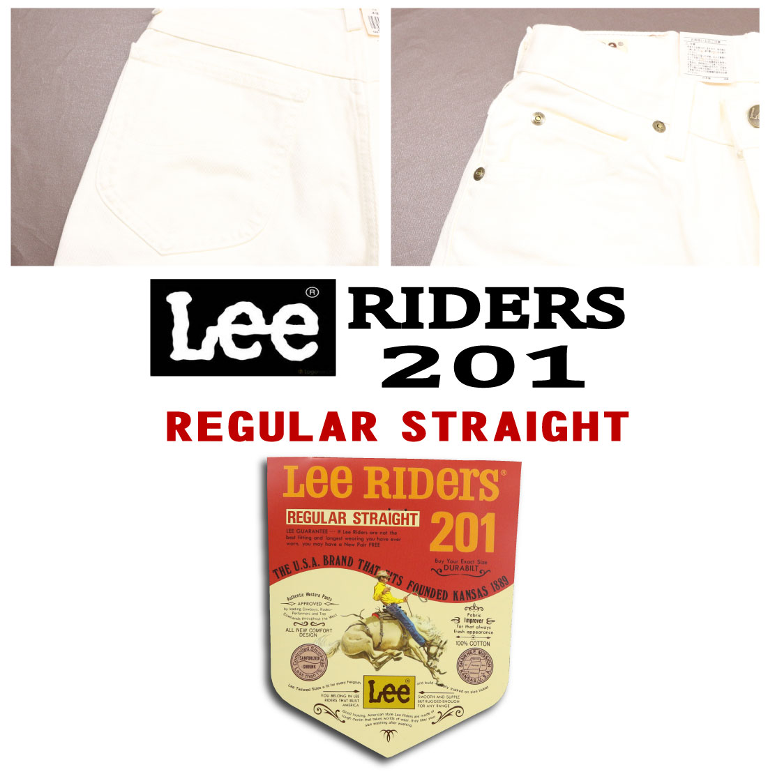 Lee（リー） 02010 ジーンズ レギュラー ストレート デニム アメリカン