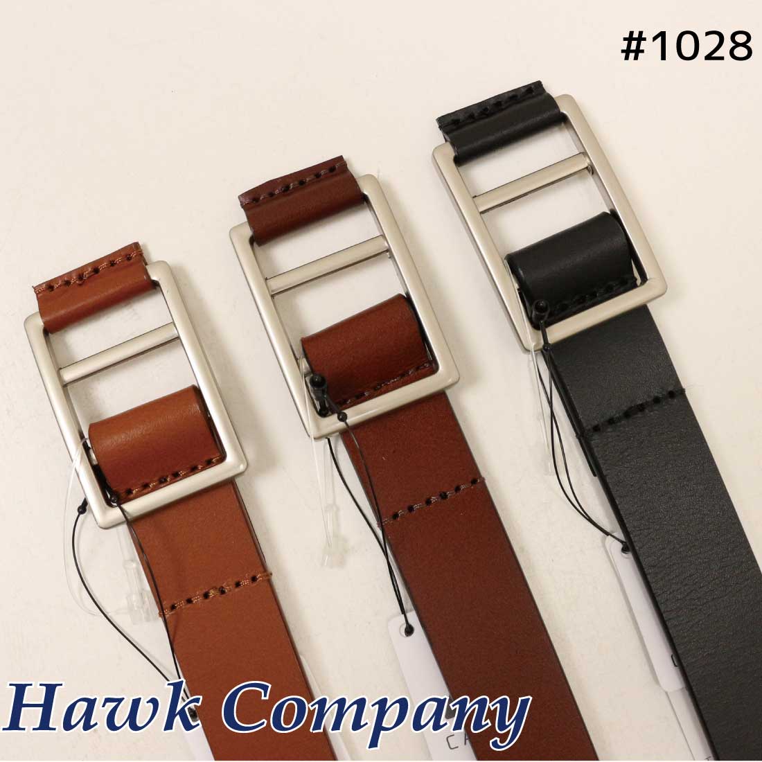 バーバリーブルーレーベル　ポンチョ　フード付き　ホースロゴ　レザーベルト　茶　M Hawk Company（ホークカンパニー） Hawk Company 1028 ベルト 本革