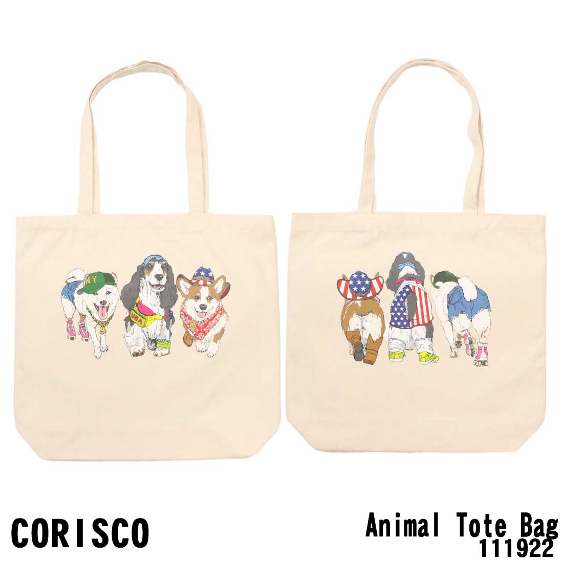 フラボア☆ラッコプリントアニマルトートバッグfrapbois zoo