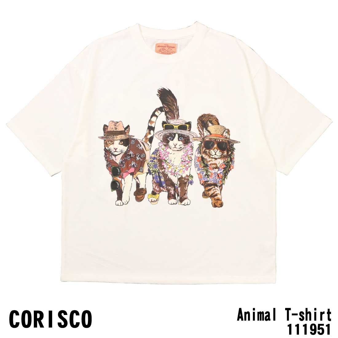 メール便 発送 CORISCO コリスコ 半袖 Tシャツ トップス クルー