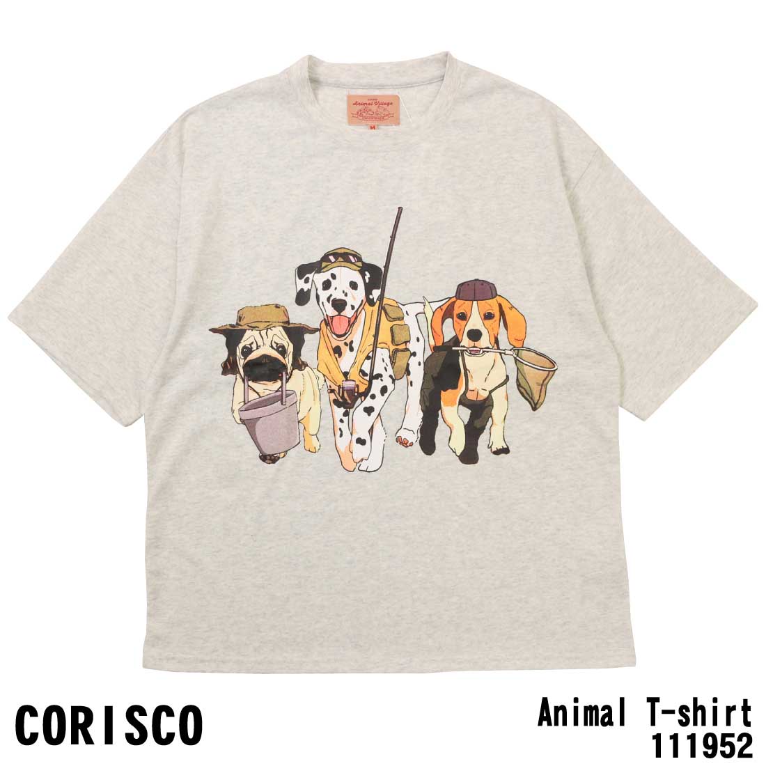 メール便 発送 CORISCO コリスコ 半袖 Tシャツ トップス クルーネック