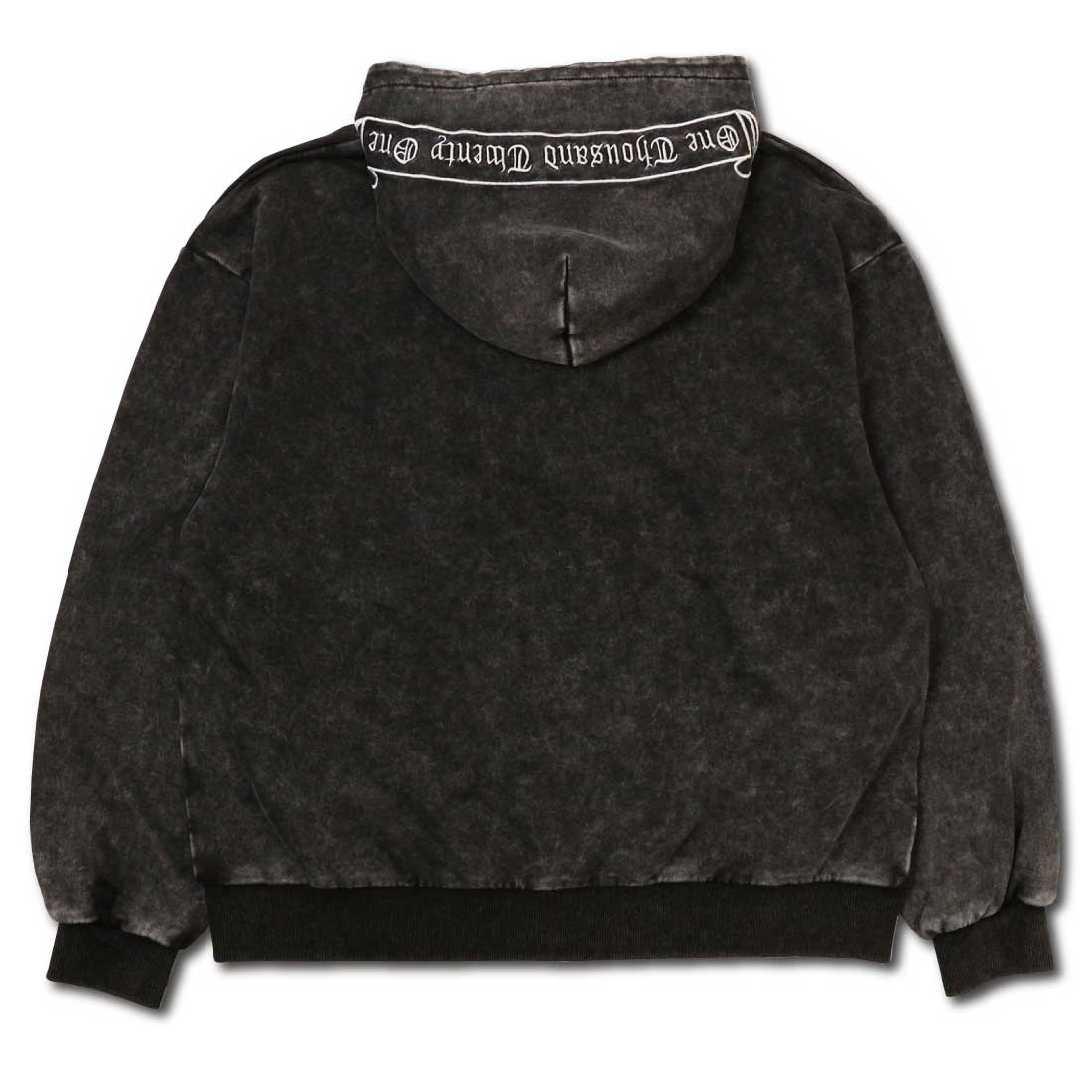 Yellow.J イエロージェイ 長袖 パーカー 145615 クロス 刺繍 フルジップ パーカー ブラック系加工 メンズ メンズファッション ヴィンテージ加工 145615-s3.jpg