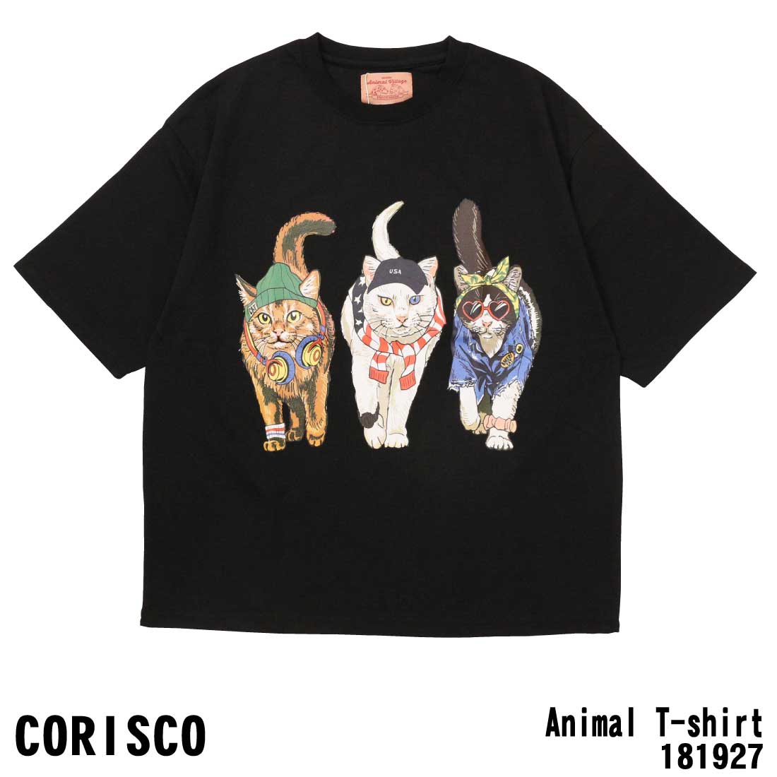 メール便 発送 CORISCO コリスコ 半袖 Tシャツ トップス クルーネック