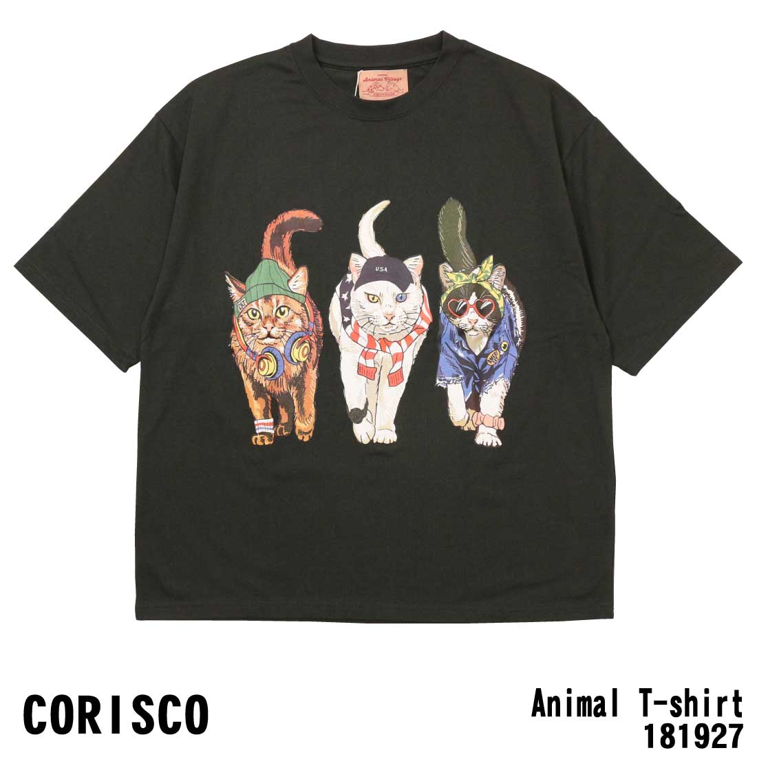 メール便 発送 CORISCO コリスコ 半袖 Tシャツ トップス クルーネック