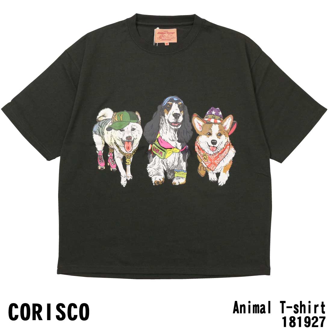 メール便 発送 CORISCO コリスコ 半袖 Tシャツ トップス クルーネック