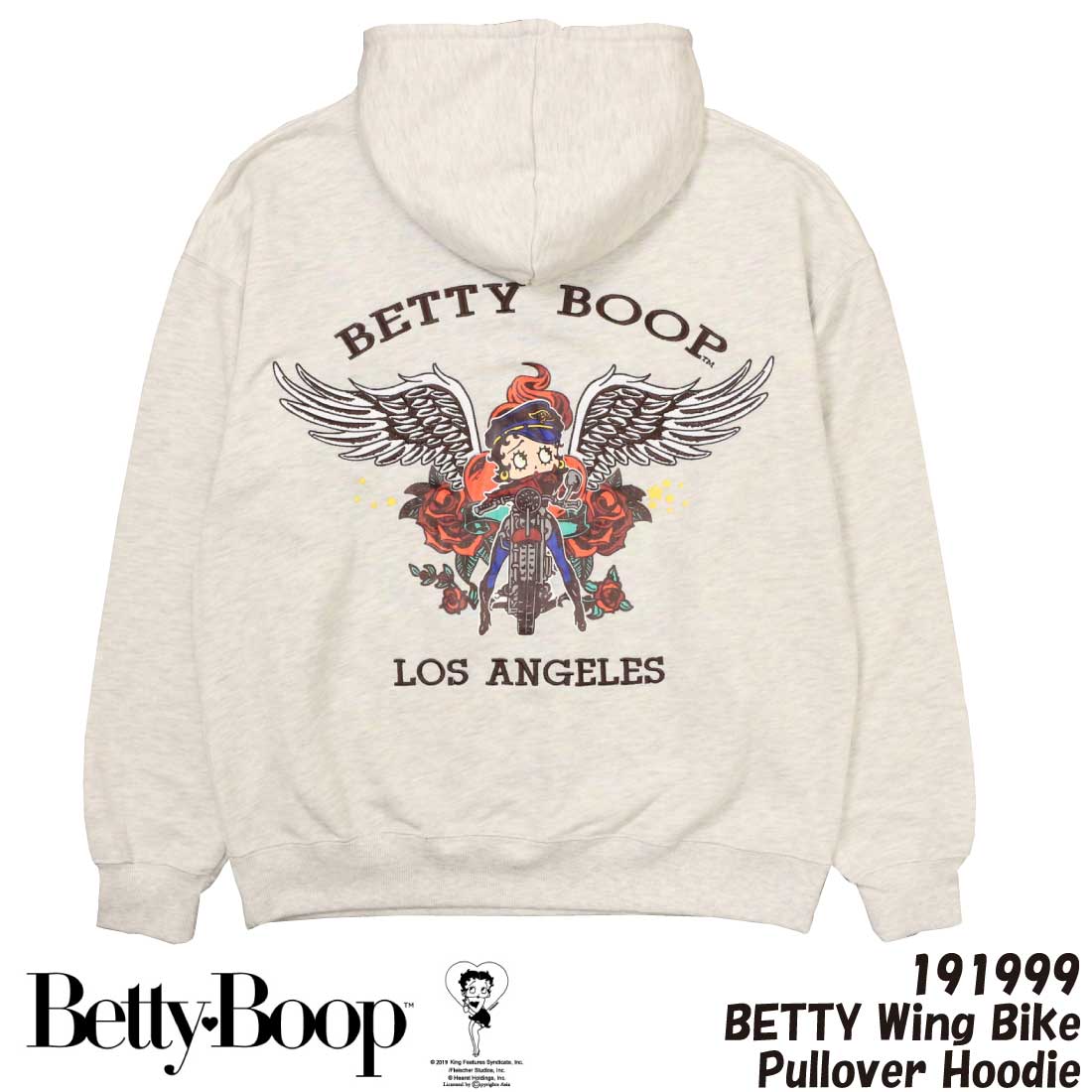 BETTY BOOP ベティ・ブープ 長袖 パーカー 191999 ベティ
