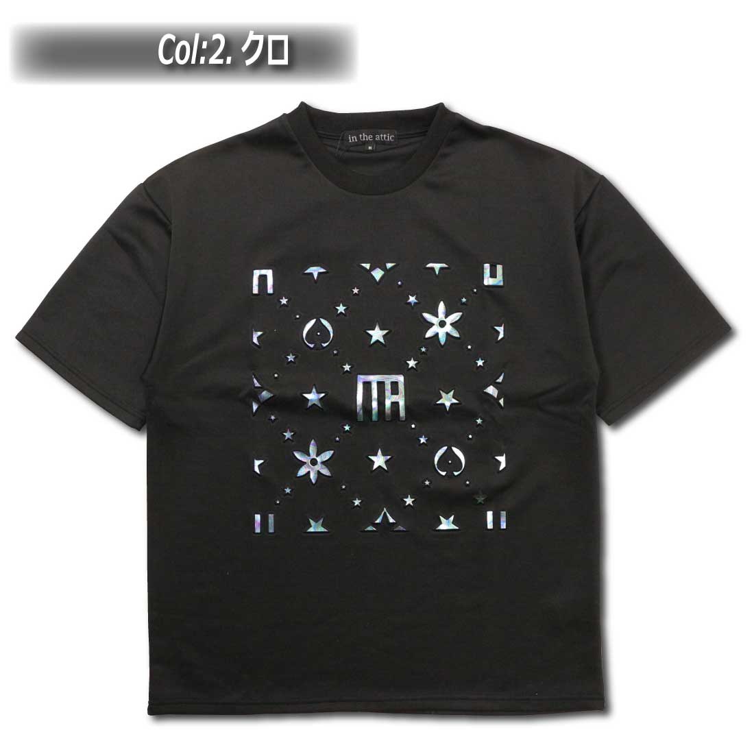 メール便発送 in the attic 半袖 Tシャツ 232-1536 モノグラム