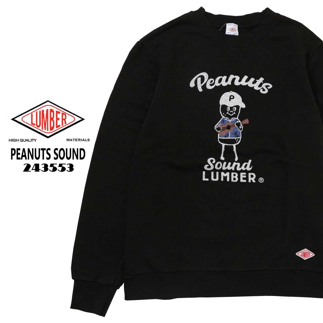 Autry ロコラヘルシャシスウェットシャツ SWPM 01JSA0003 LUMBER ランバー 長袖 スウェット トレーナー 243553 PEANUTS