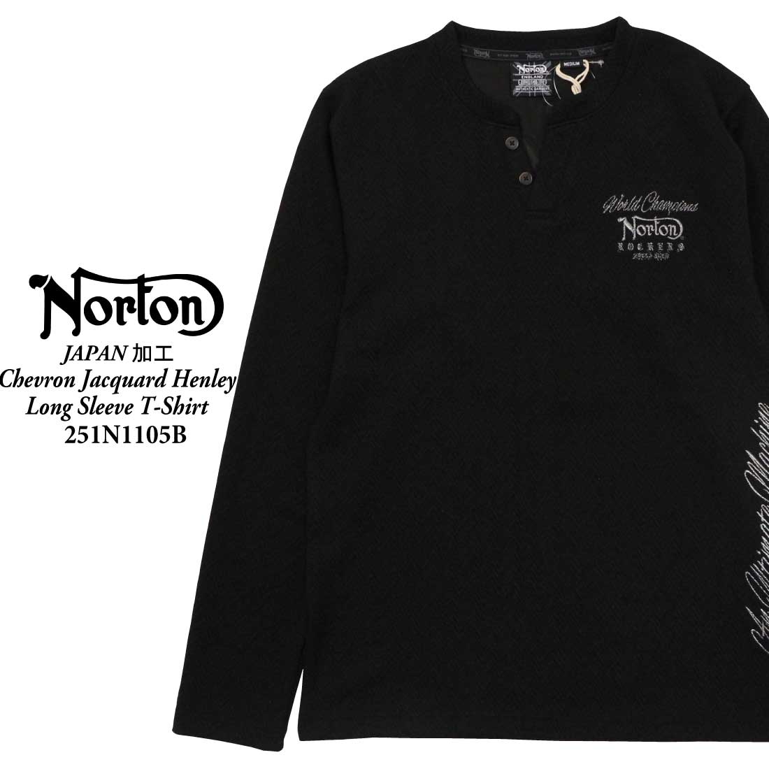 ノートン Norton 服 長袖 Tシャツ カットソー 251N1105B