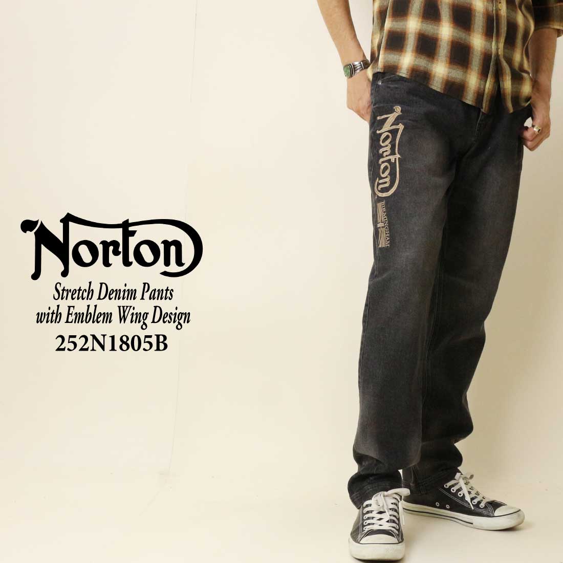 ノートン(NORTON) 服 デニム ジーンズ 252N1805B ストレッチ ノートン(NORTON) 服 デニム ジーンズ 252N1805B ストレッチ