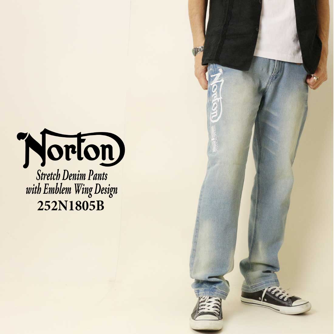ノートン（NORTON） 服 デニム ジーンズ 252N1805B ストレッチ