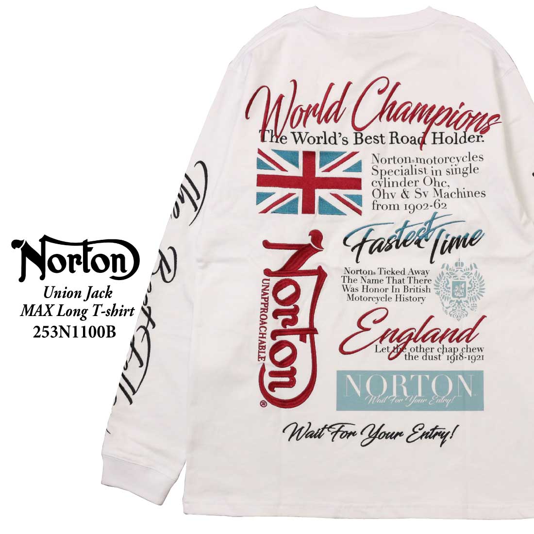 ノートン Norton 服 長袖 Tシャツ カットソー 253N1100B