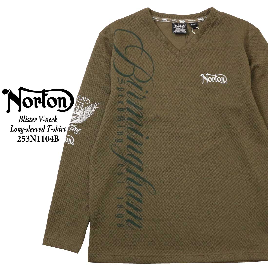 ノートン（NORTON） 服 長袖 Tシャツ カットソー 253N1104B ブリスター
