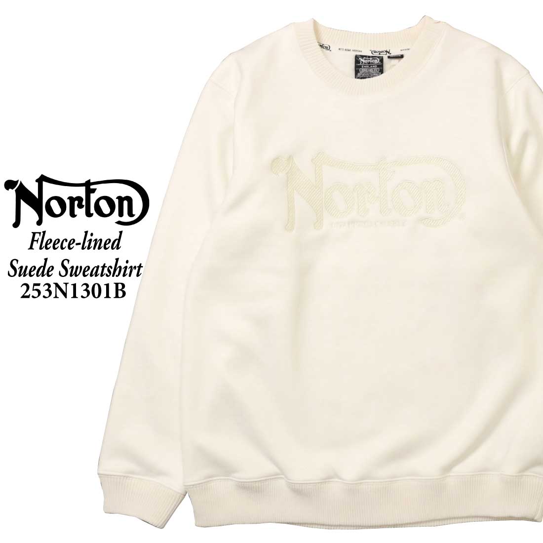 ノートン（NORTON） 服 長袖 トレーナー 253N1301B 撥水 裏ボア
