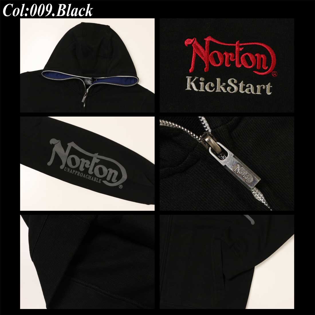 ノートン（NORTON） 服 長袖 パーカー 253N1306B MAX トリコロール