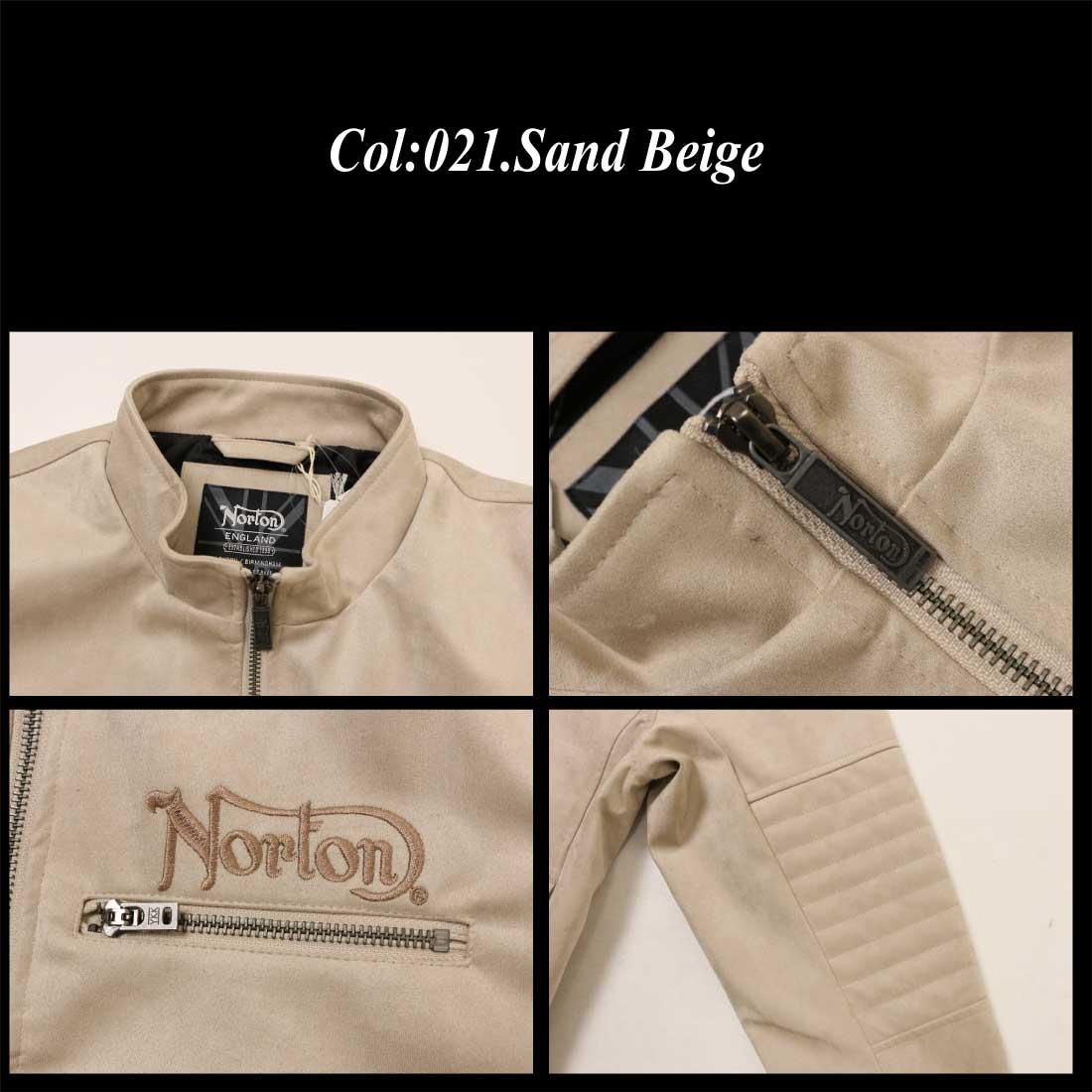 ノートン（NORTON） 服 アウター ライダースジャケット フェイク