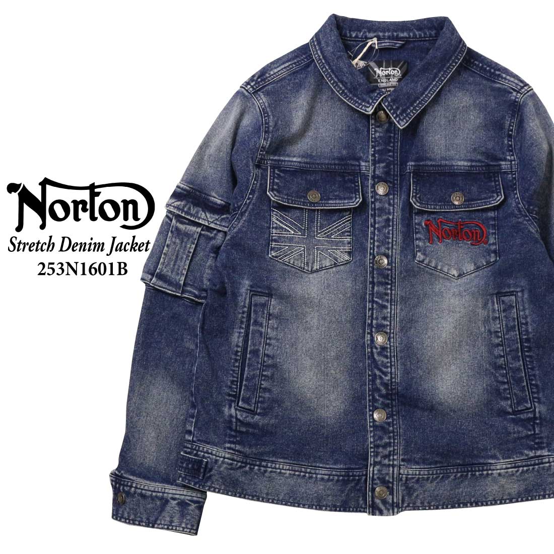 ノートン（NORTON） 服 長袖 デニム ジャケット 253N1601B ストレッチ