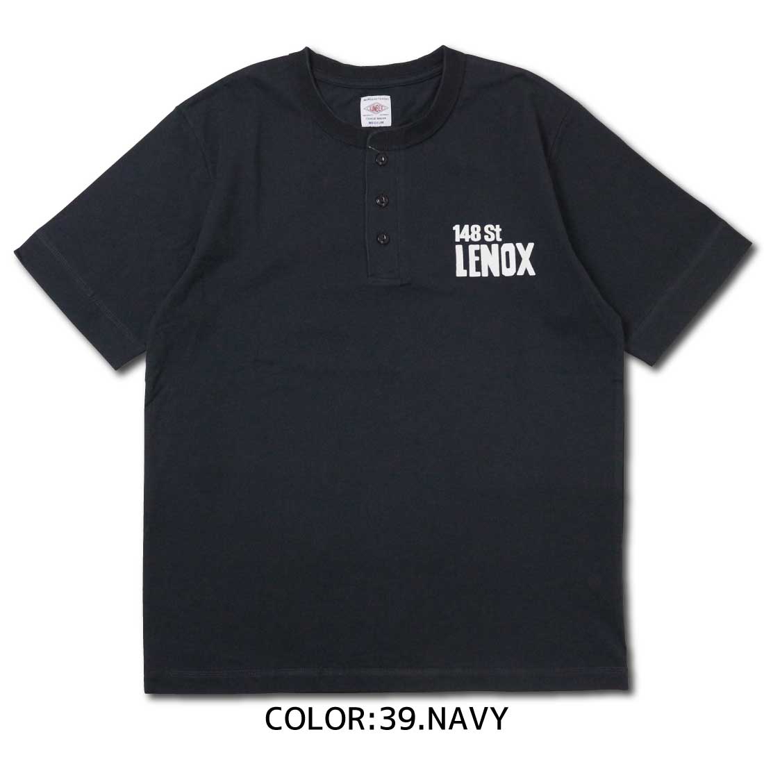 LUMBER ランバー 半袖 Tシャツ HENRY NECK T-SHIRTS ヘンリーネック