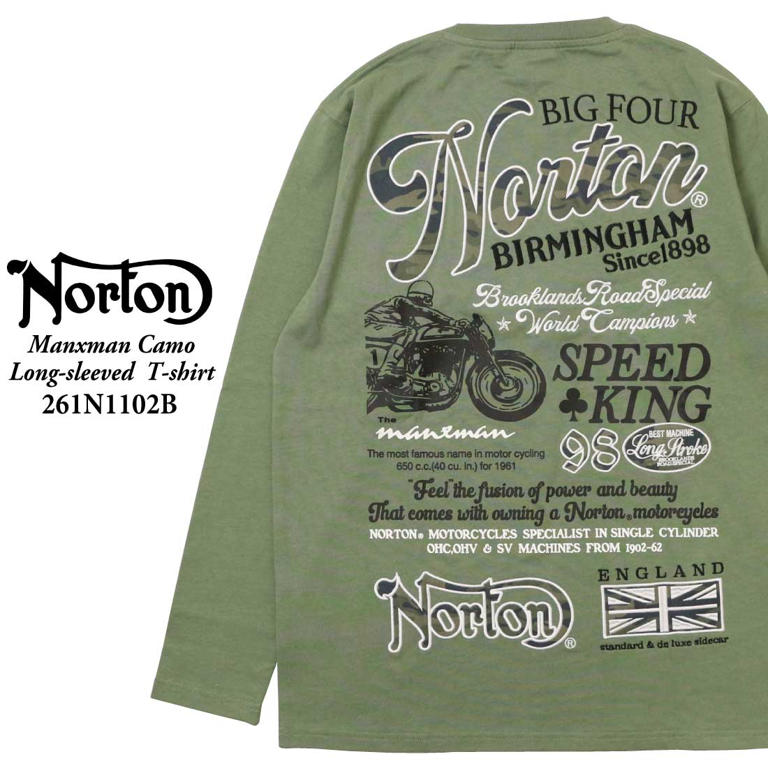 ノートン（NORTON） 服 長袖 Tシャツ カットソー 261n1102B マンクス