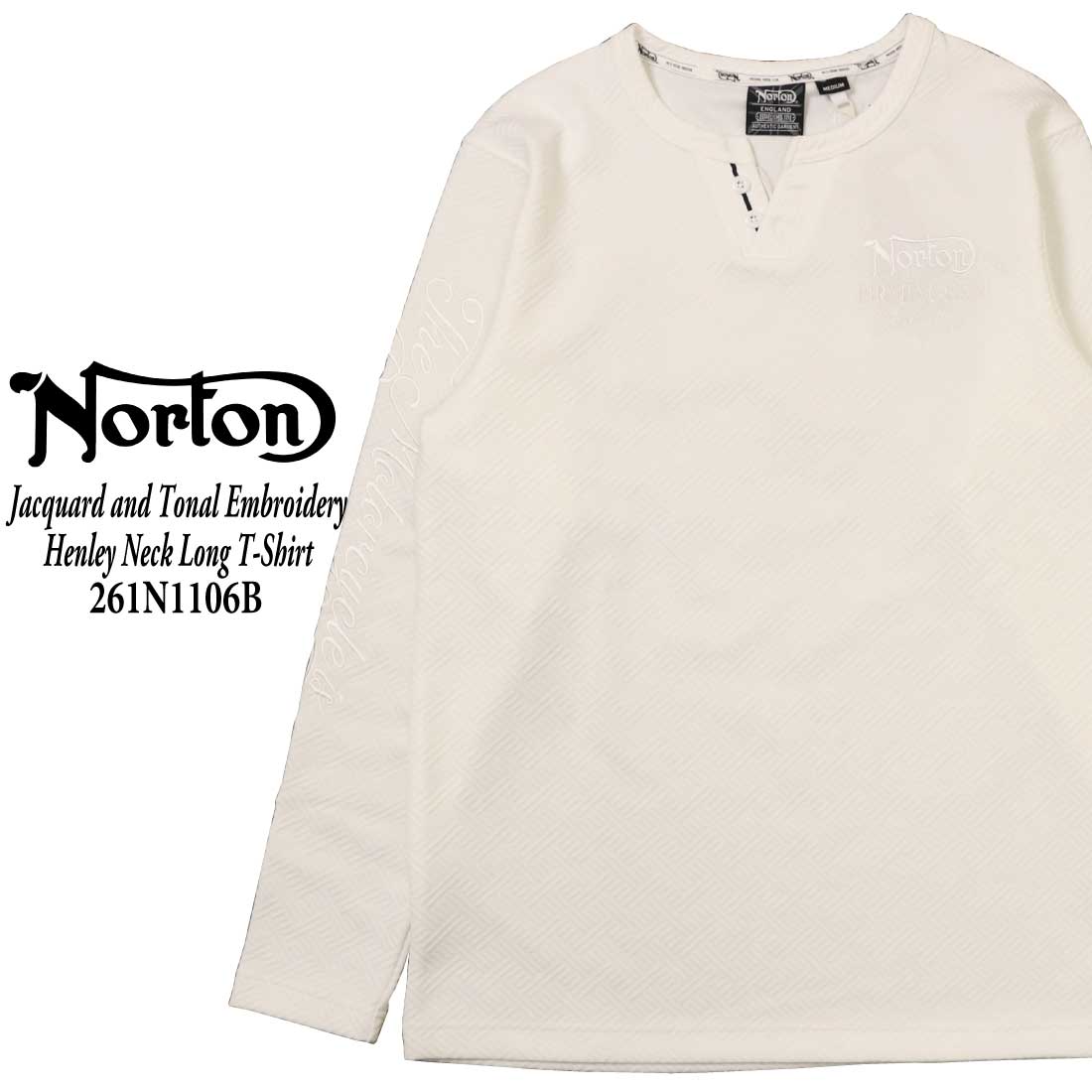 ノートン（NORTON） 服 長袖 Tシャツ カットソー 261n1106B ジャカード