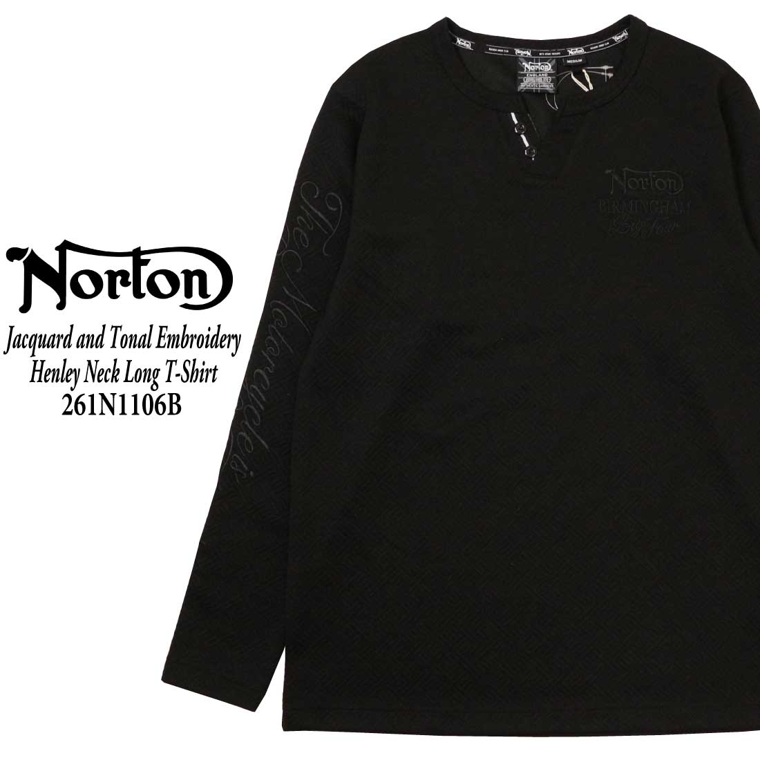 ノートン（NORTON） 服 長袖 Tシャツ カットソー 261n1106B ジャカード
