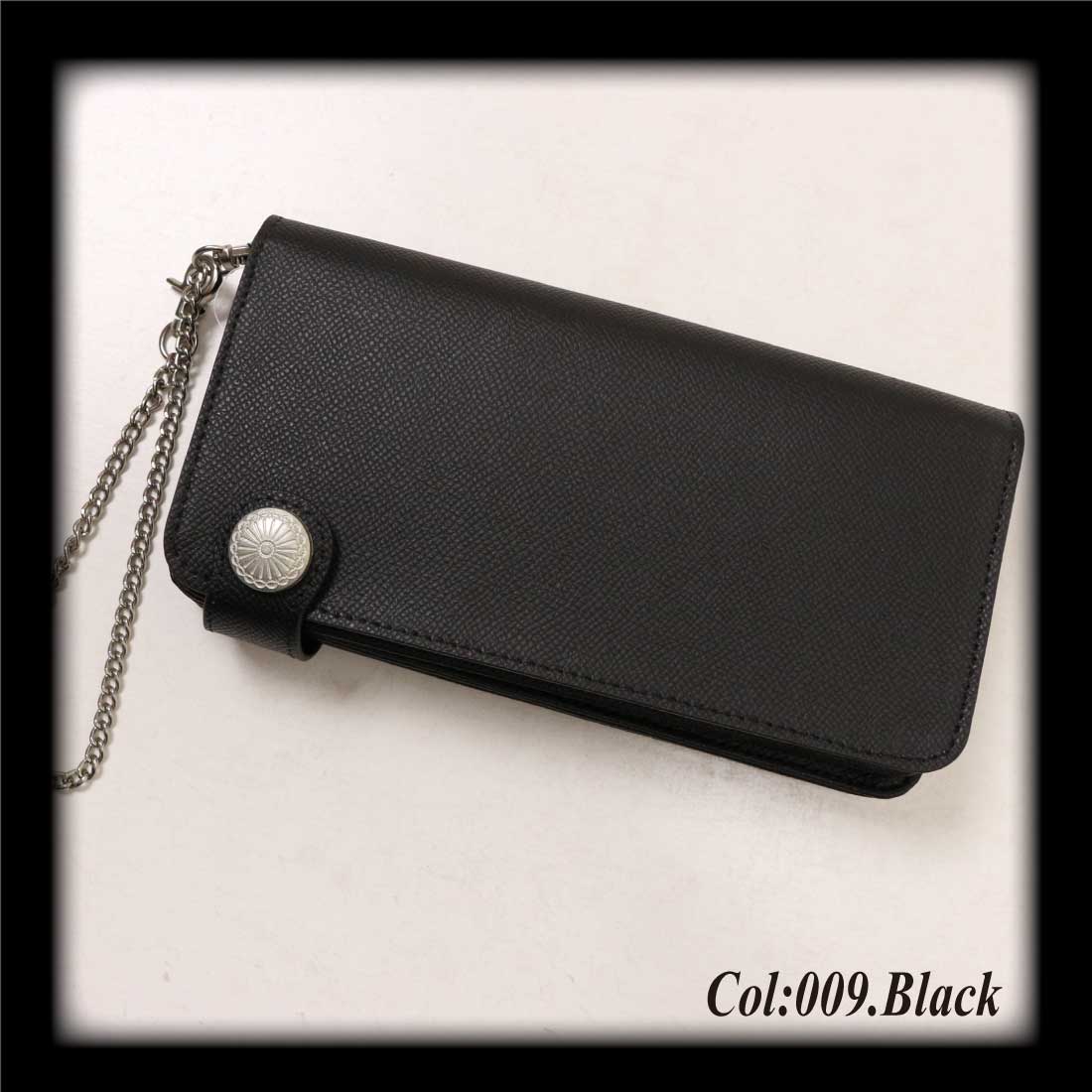 ノートン（NORTON） 服 財布 本革 同色 刺繍 バイカーズ ウォレット