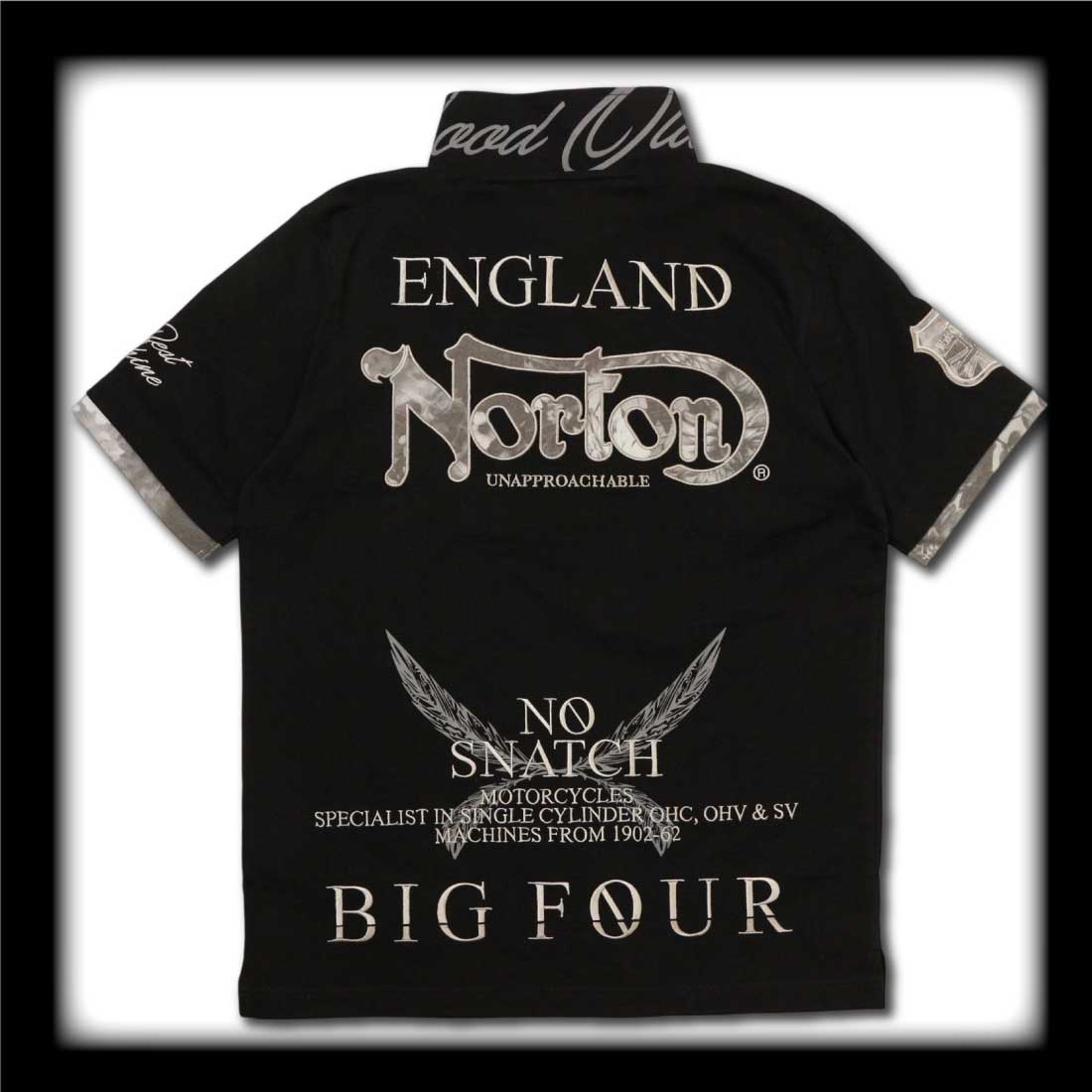 ノートン（NORTON） 服 半袖 ポロシャツ 262N1202B ワントーン 