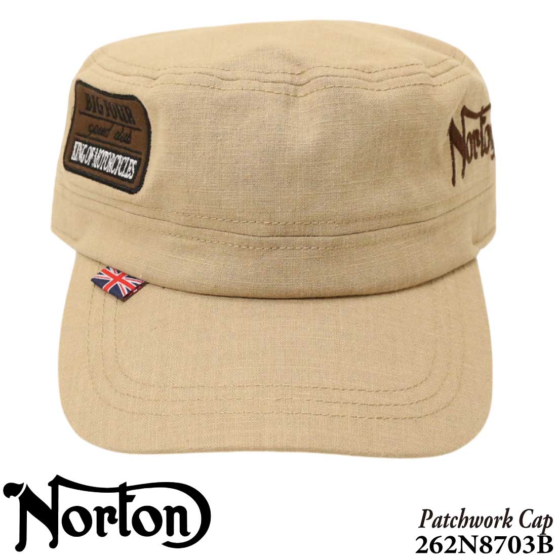 ノートン（NORTON） 服 帽子 キャップ 262n8703B ワッペン ワーク