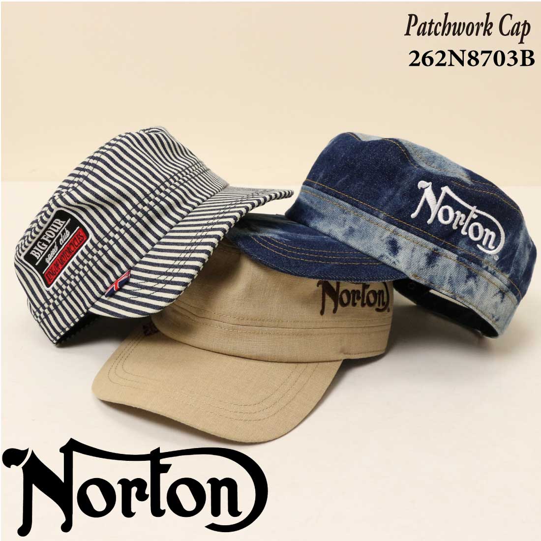 ノートン（NORTON） 服 帽子 キャップ 262n8703B ワッペン ワーク