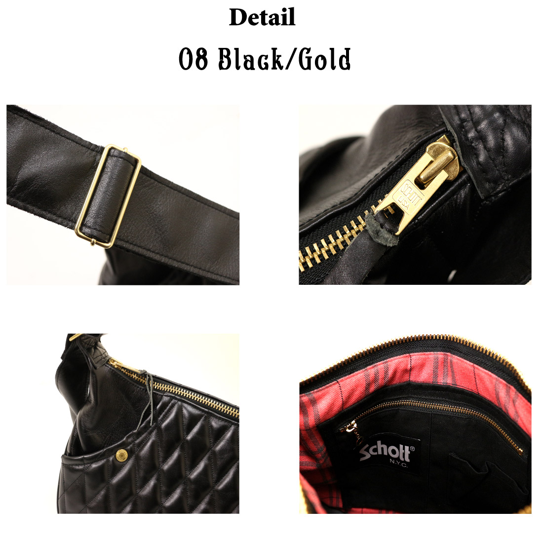 Schott N.Y.C ショット 3109022 PADDED BANANA BAG バナナバッグ