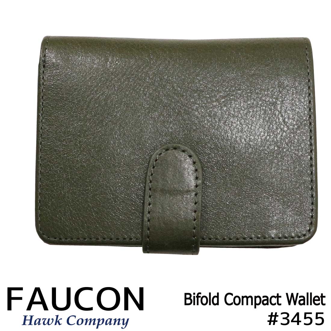 HawkCompany FAUCON 財布 3455 二つ折り コンパクト 財布 コインケース