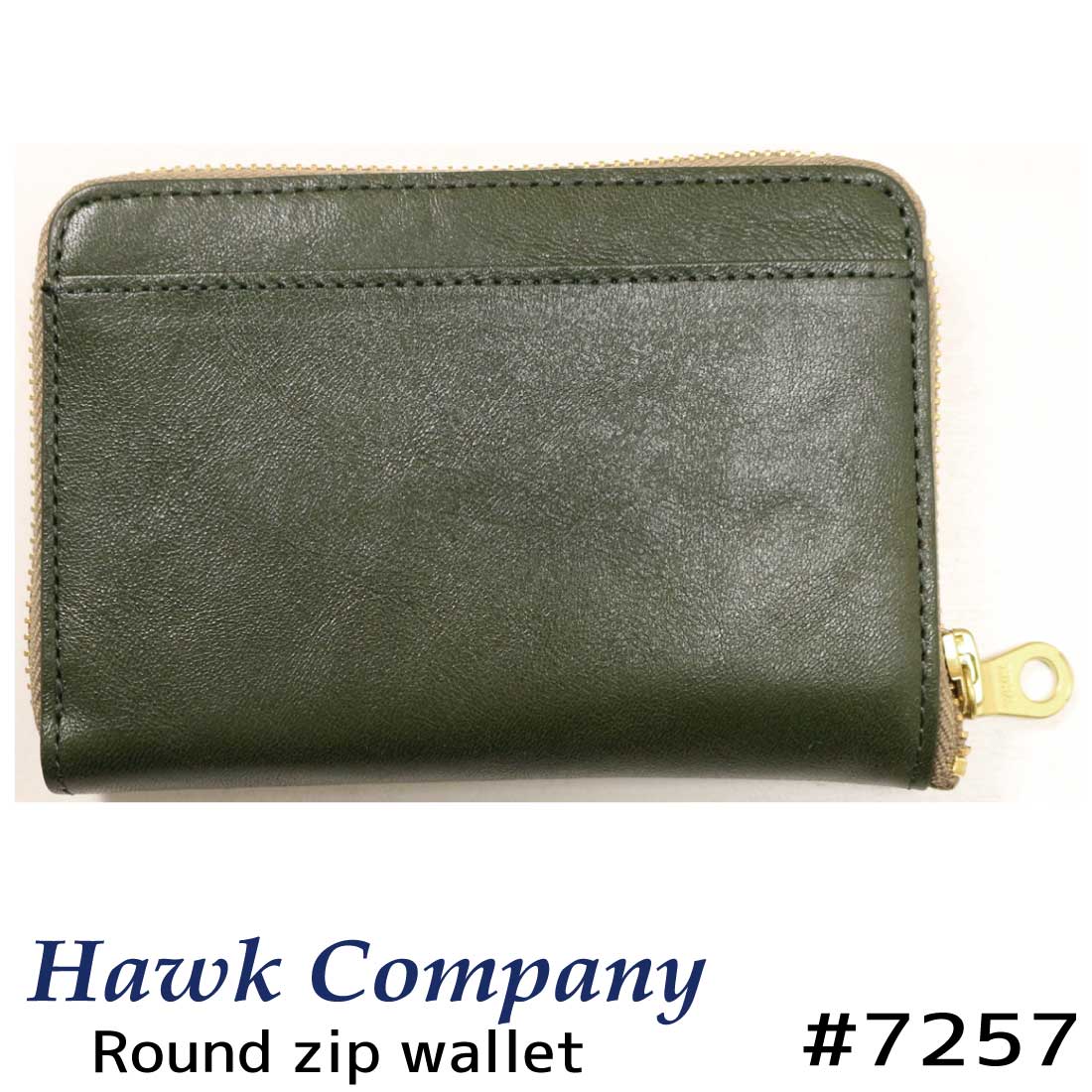 Hawk Company（ホークカンパニー） 財布 7257 ラウンド ウォレット 二