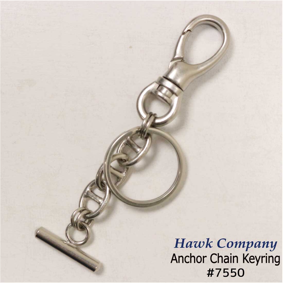 グレープカンパニー  キーホルダー Hawk Company メール便発送 ホークカンパニー アンカーチェーン