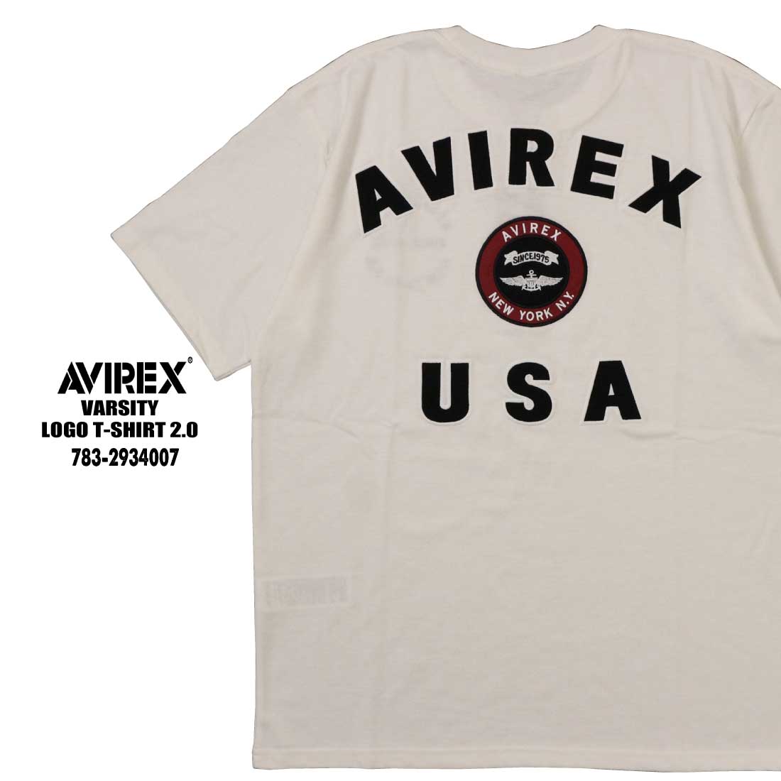 AVIREX アヴィレックス アビレックス 半袖 Tシャツ 783-2934007 6123346 ...